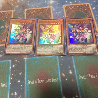 トゥーンブラックマジシャンガール 3枚 英語 米版