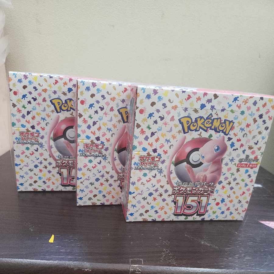 New, unopened] Pokémon Card Game Scarlett & Violet Enhanced Expansion Pack Pokémon Card 151 3BOX