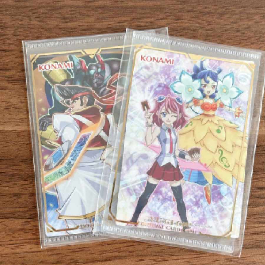 Yu-Gi-Oh! Hiiragi Yuzuko Gongenzaka Noboru Clear Case 2 Unopened 2枚