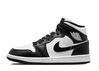 Nike Wmns Air Jordan 1 Mid "Black/White" 24cm