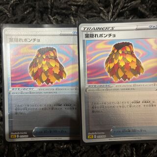 2 leaf-hiding ponchos