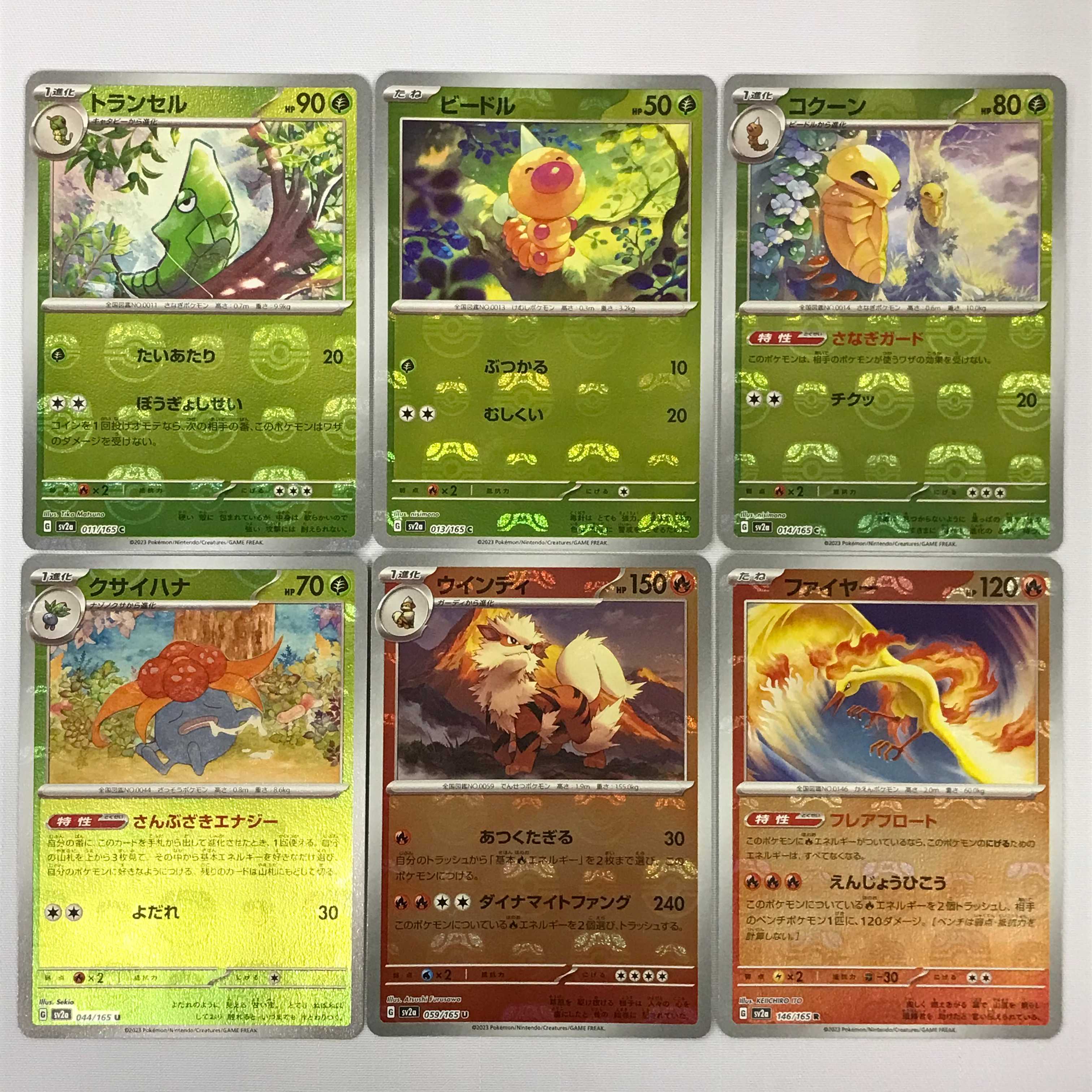 073MC308F Pokémon cards, Mewtwo and others, Master Ball pattern, set of 24 mirror cards.