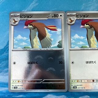 2 Pokekas Pidgeotto (Poke Ball pattern/mirror)
