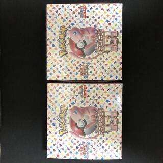 ポケモンカード ポケモンカード151 2BOX 未開封BOX シュリンク付き PK-430