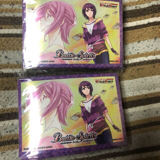 バトルスピリッツ ワイルドバウト  スリーブ2個 紫乃宮まゐ 1枚