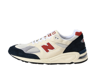 ニューバランス 990V2 "レッド/ネイビー" ホワイト/ネイビー/レッド 27.5cm