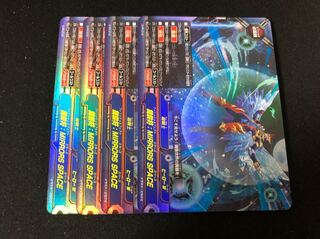 バディファイト　銀殺符MIRRORS SPACE 4枚セット ホロ