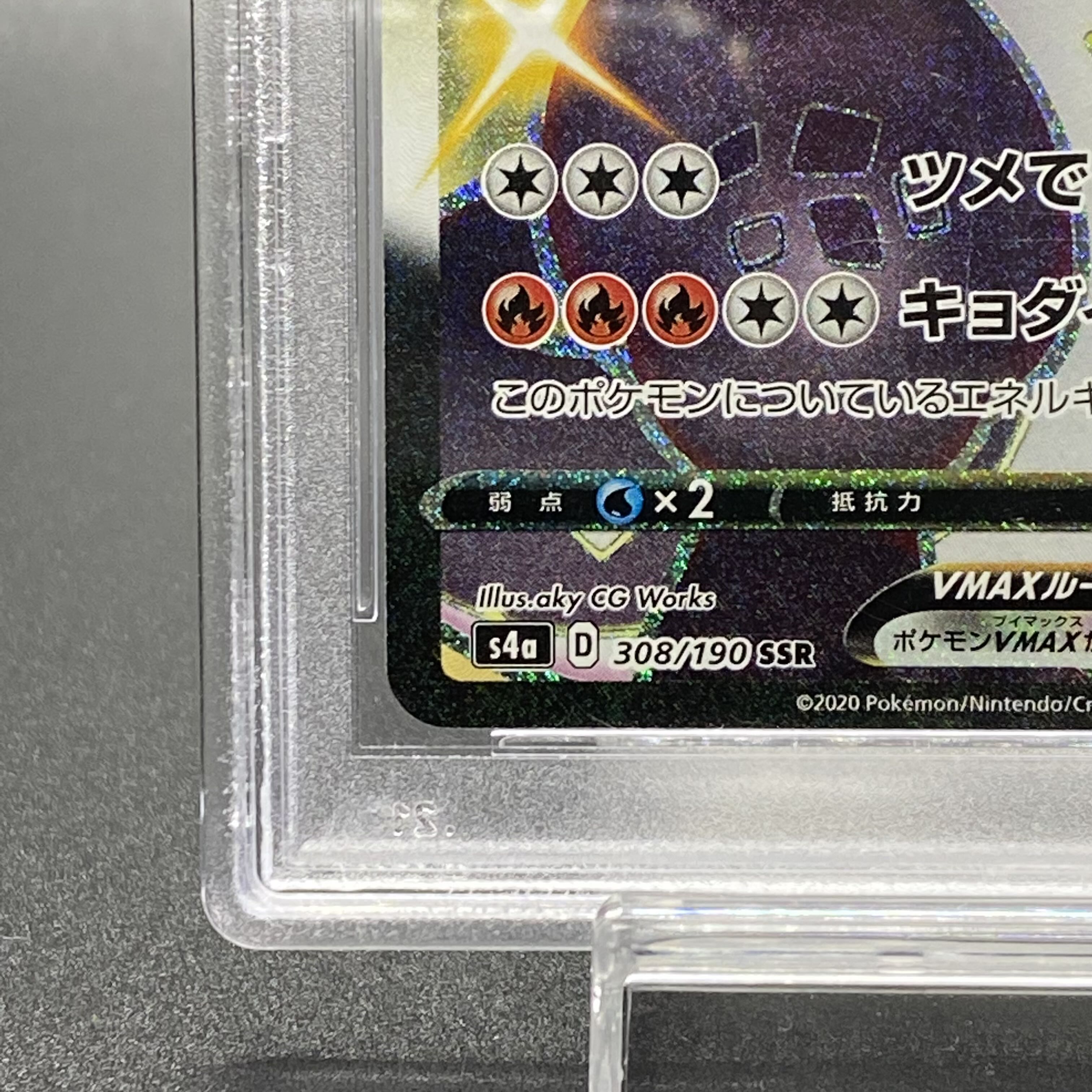 【PSA10】リザードンVMAX SSR 308/190