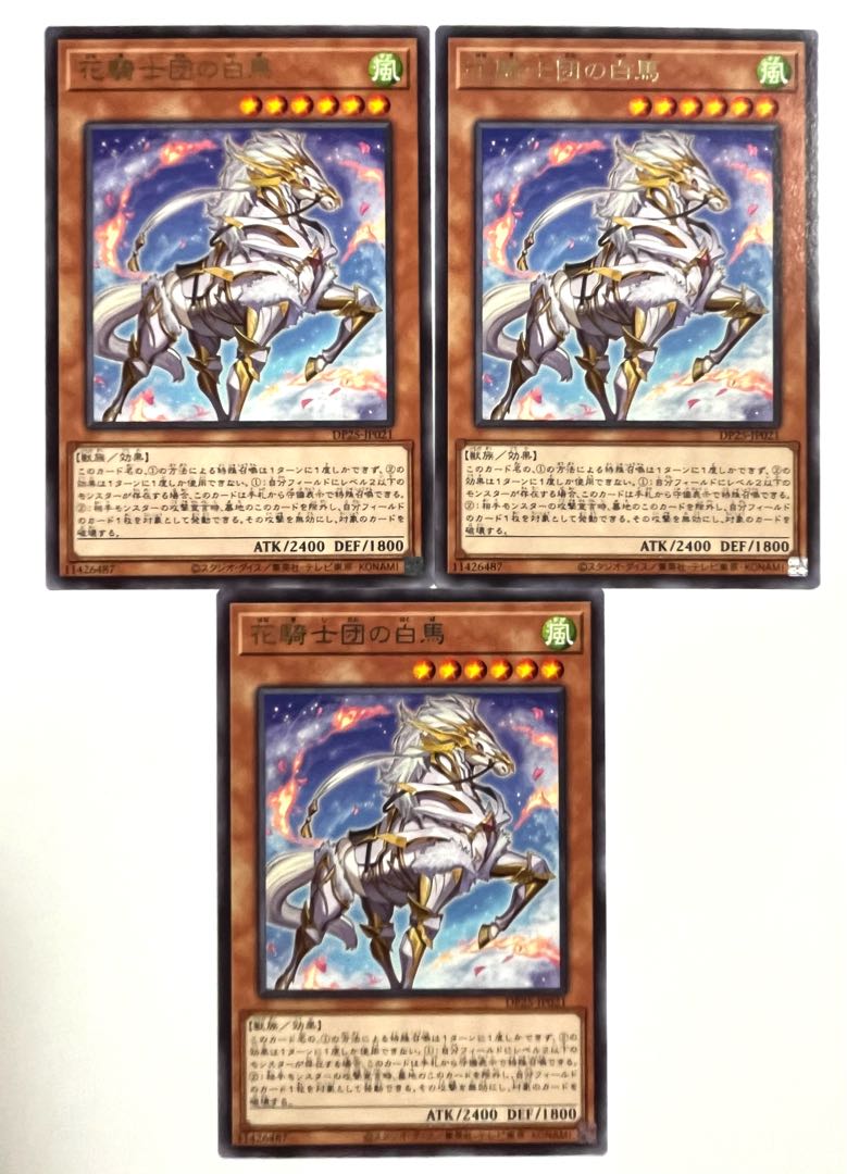 花騎士団の白馬【レア】JP021