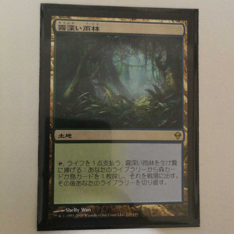 霧深い雨林 日本語