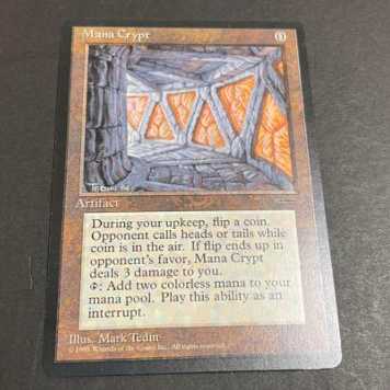 MTG プロモカード 魔力の墓所/Mana Crypt マジックザギャザリング