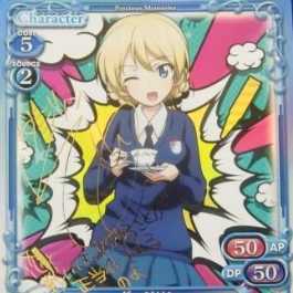 トレカ プレシャスメモリーズ ガールズアンドパンツァー ダージリン サイン入り