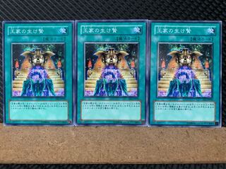 【ぽぽたん】遊戯王 6101 王家の生け贄 3枚 ノーマル