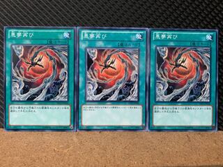 【ぽぽたん】遊戯王 6085 悪夢再び 3枚 ノーマル