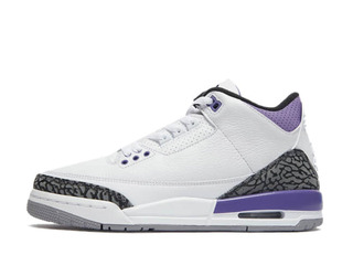 Nike Air Jordan 3 Retro "Dark Iris" Ho Wight/Black Dark Iris Cement Grey 28.5cm