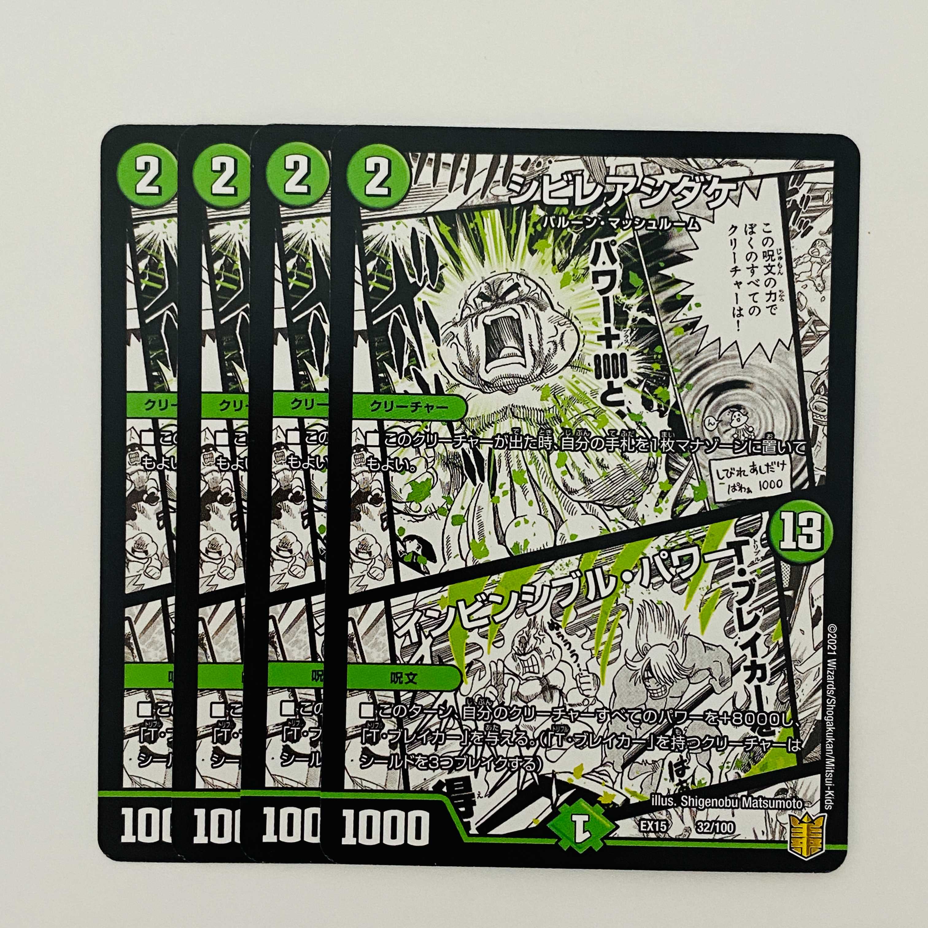 シビレアシダケ/インビンシブル・パワー 4枚