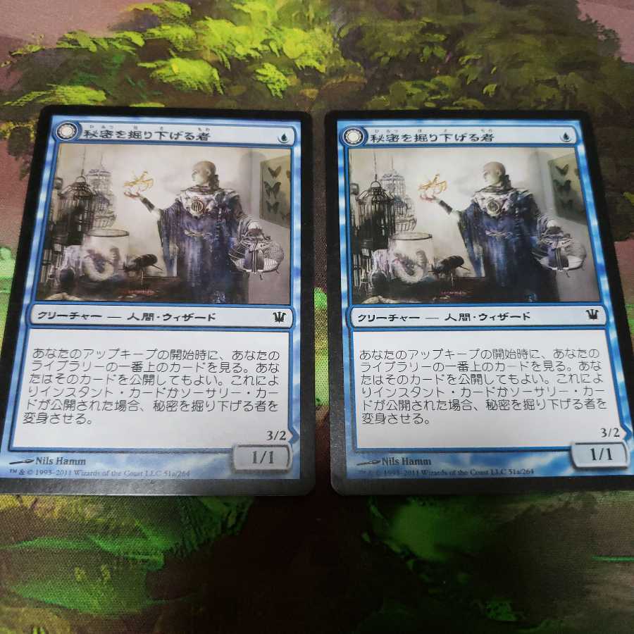 秘密を掘り下げる者2枚【日本語】【ISD】+オマケ