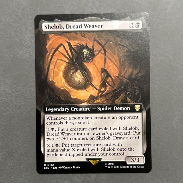 Shelob, Dread Weaver English Expanded Frame LTC