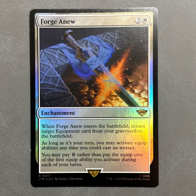 Forge Anew English foil LTR