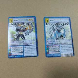旧デジモンカードパイルボルケーモン、スラッシュエンジェモンセット