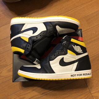 Nike Air Jordan 1 Retro High NOT FOR RESALE Varsity Maize 27.5cm
