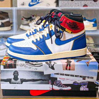 Union x Nike Air Jordan 1 Retro High OG NRG "Storm Snubbull/Varsity Red/Ho Wight" 27.5cm