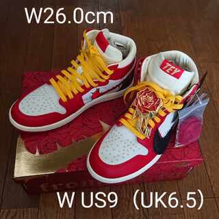 Teyana Taylor x Nike Women's Air Jordan 1 High Zoom CMFT 2 "A Rose From Harlem" Gym Red/Black 26cm