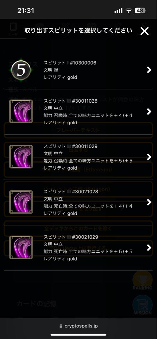 Spirit to be taken out of the Reflections of Possibility.