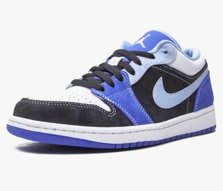 NIKE AIR JORDAN 1 LOW "WHITE/BLACK/BLUE "Nike Air Jordan 1 Low "White/Black/Snubbull" 26cm
