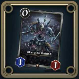 When summoned: Add 3 skeletons to hand Neutral Spirit