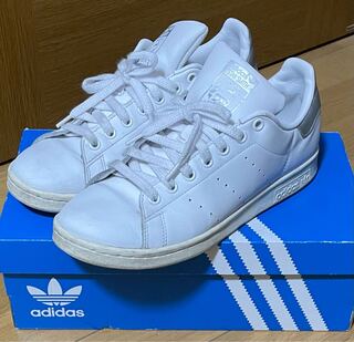 [Rare] Adidas Stan Smith White Silver 26.5cm 26.5cm