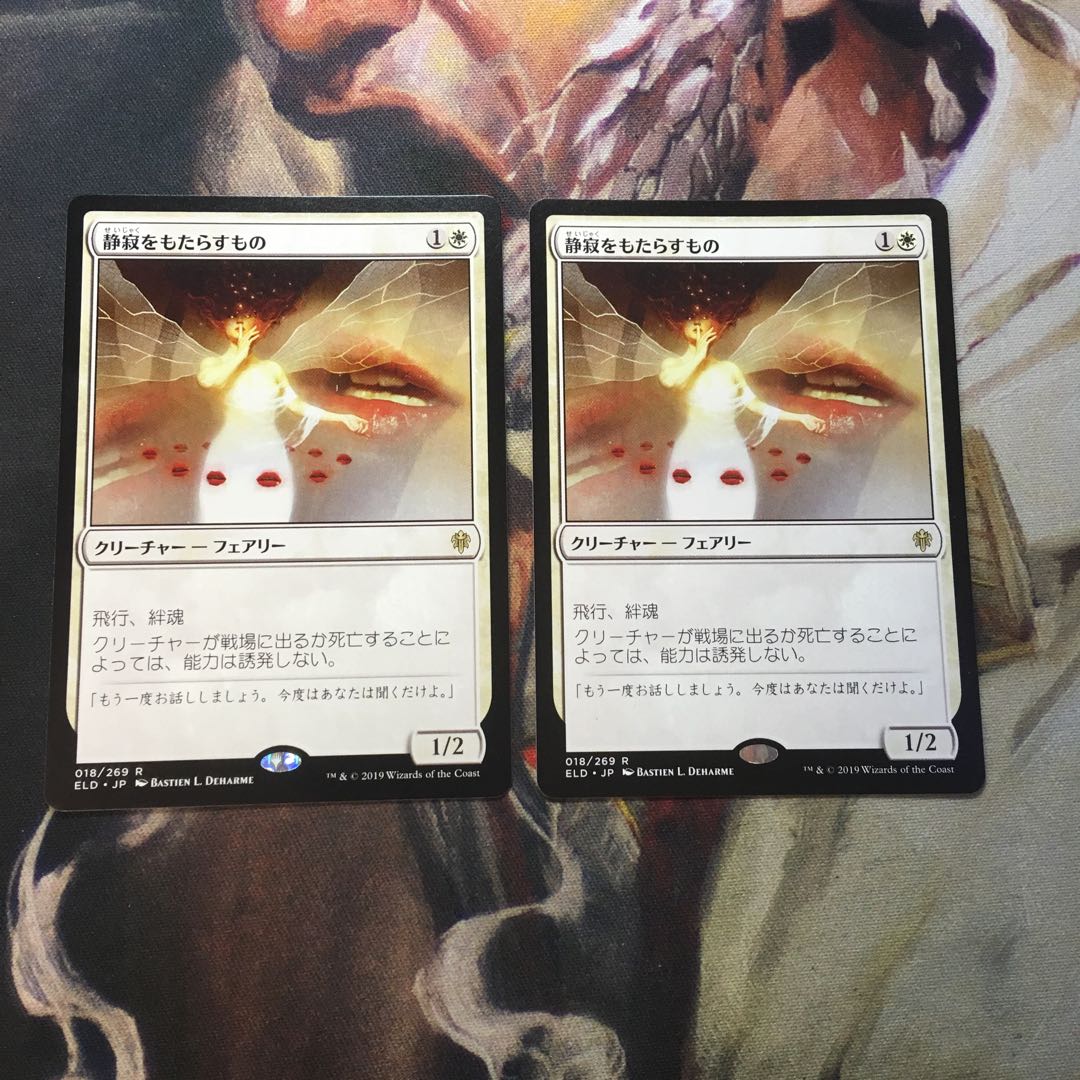 静寂をもたらすもの 日2枚セット