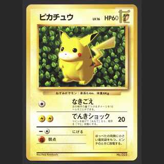 ピカチュウ LV.16【エクセ】旧裏 すぐわかるポケモンカードの遊びかた/管理:MP7366