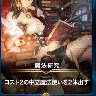 魔法研究２枚（スピなし）
