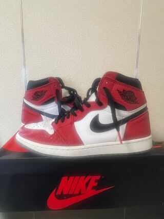 Spider-Man x Nike Air Jordan 1 Origin Story "Gym Red/Ho Wight/Photo Snubbull/Black" 28cm