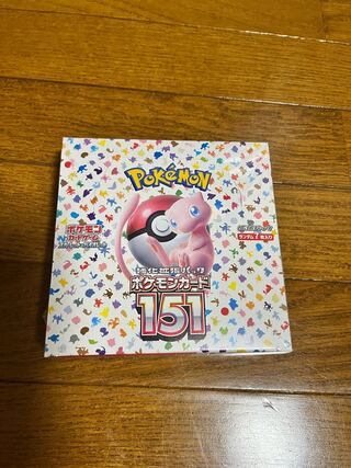 Pokémon Cards 151 unopened box with shrink wrap