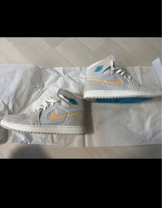 Nike Air Jordan 1 High Zoom CMFT 2 "Sail/Yellow/Aquatone" 28.5cm