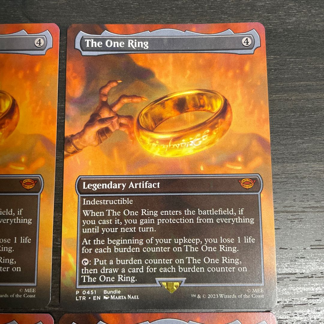 The One Ring 4 copies in English