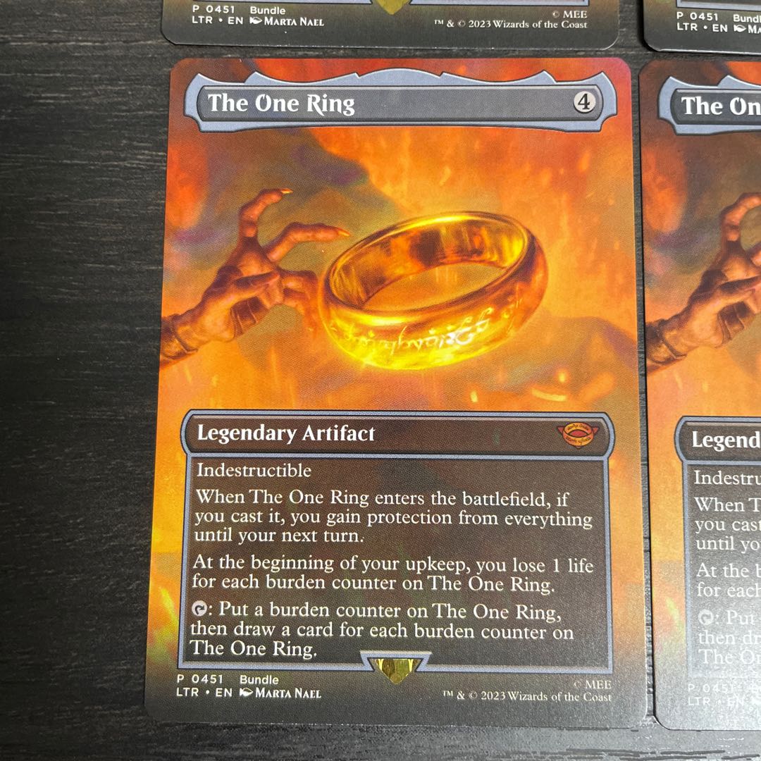The One Ring 4 copies in English