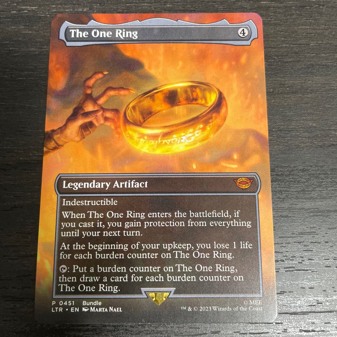 The One Ring, English 1 Borderless