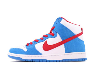 Nike SB Dunk High "Doraemon" Light Photo Blue/Speed Yellow/University Red 27.5cm