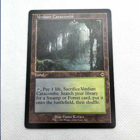 MTG 新緑の地下墓地 旧枠　英語 1枚