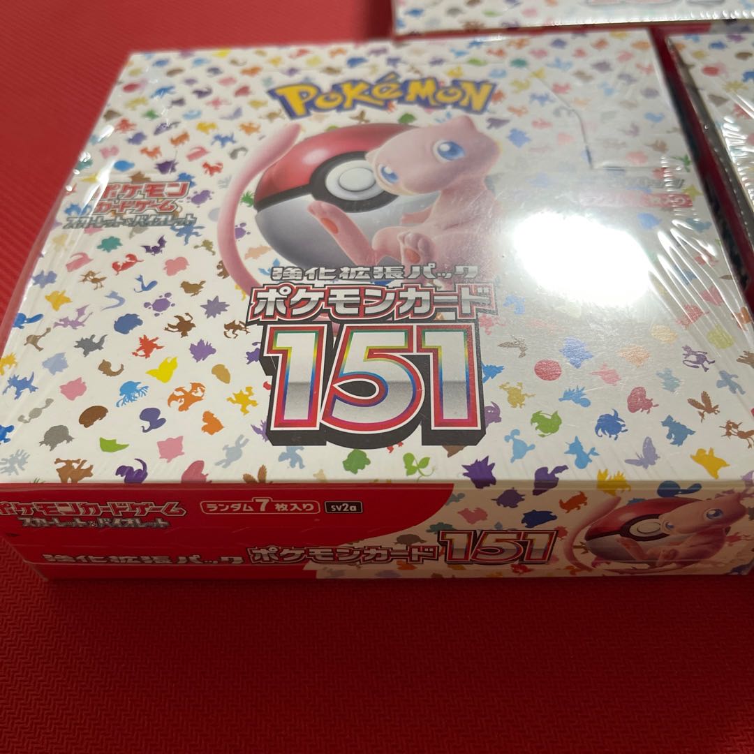 Pokémon Cards 151 3BOX Integrity new with shrink