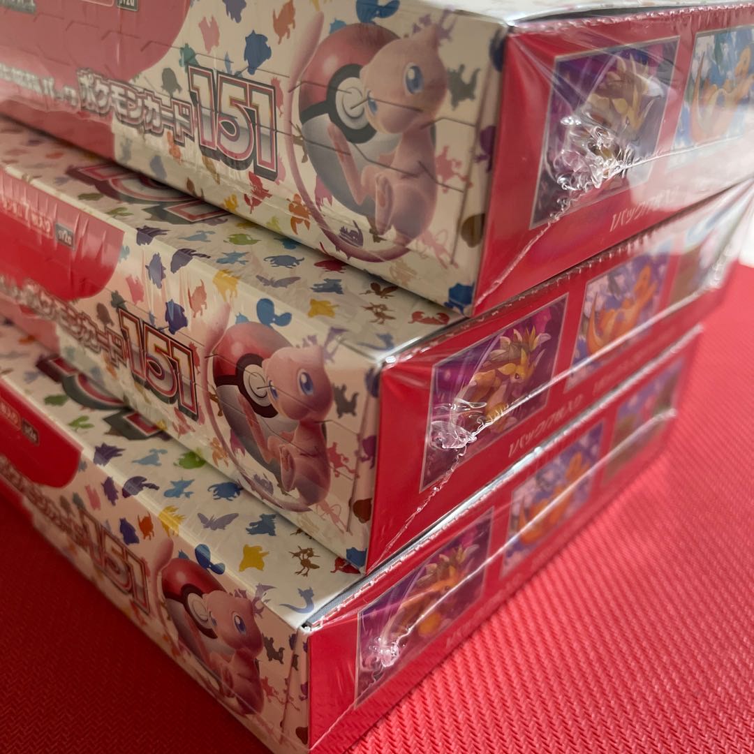 Pokémon Cards 151 3BOX Integrity new with shrink