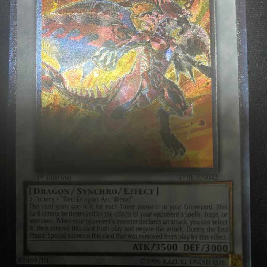 スカーレッド・ノヴァ・ドラゴン　英語版　1st レリーフ　遊戯王