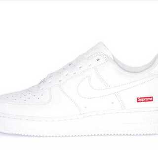 シュプリーム × ナイキ エアフォース1 ロー "ホワイト"  27.5cm