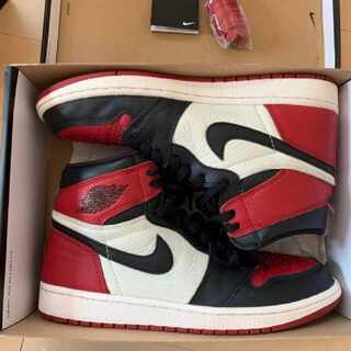 ナイキ エアジョーダン1 レトロ ハイ ブレッド トゥー 27.5cm
