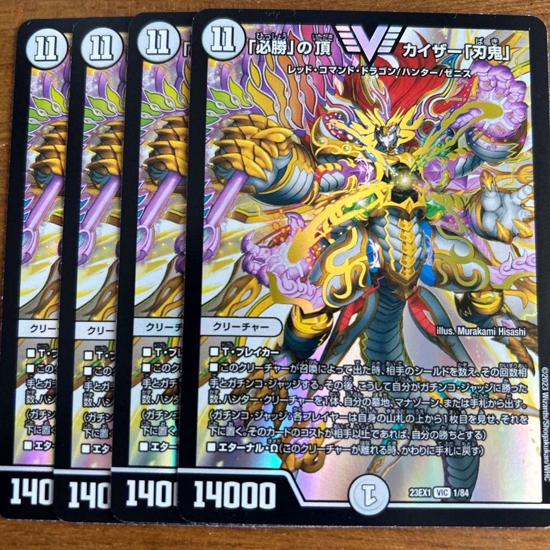 The peak of "Hisho" Kaiser "Blade Demon" VIC