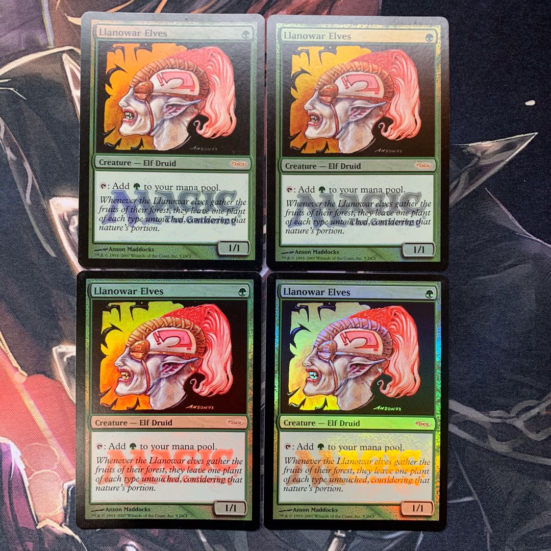 MTG ラノワールのエルフ プロモ 英語 Foil 4枚