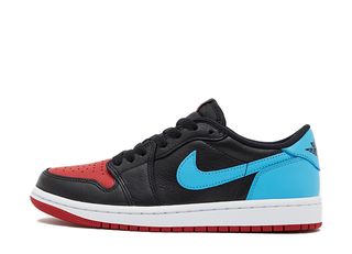 Nike Women's Air Jordan 1 Retro Low OG "NC to Chi" Black/Red/Snubbull 28cm